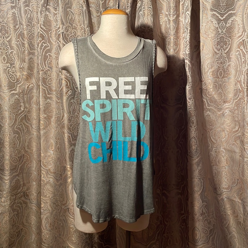 Brand new with tags Vintage Havana tank size small gray